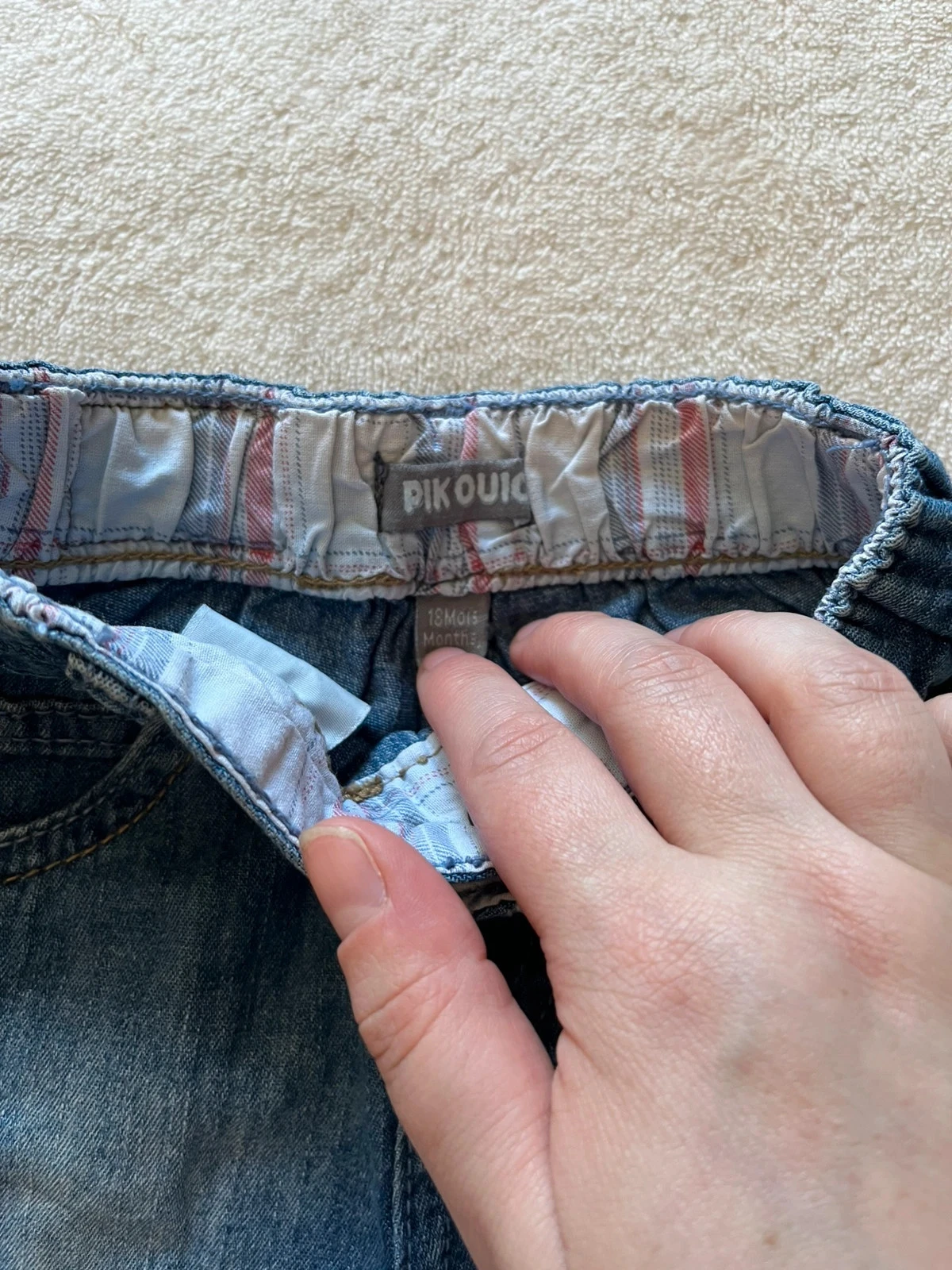 short jean bébé 18 mois pic ouic – style mini baroudeur 😍👖 – photo 2